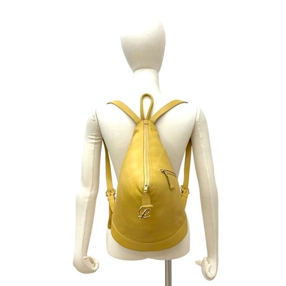 Loewe Vintage Anagram Log Leather Backpack main image 7